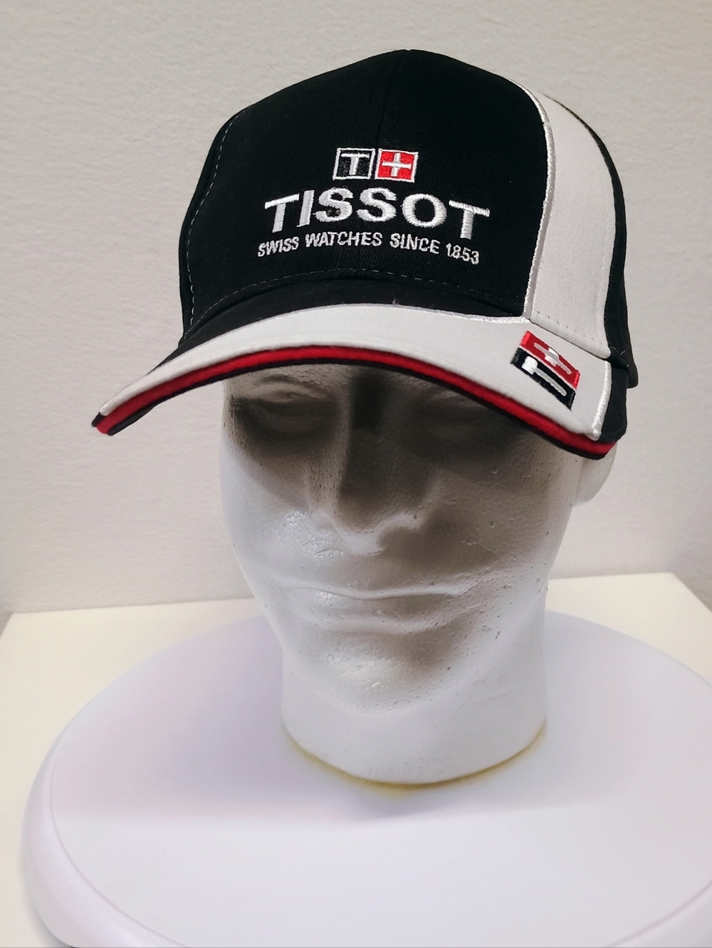Tissot Black, White and Red Baseball Cap